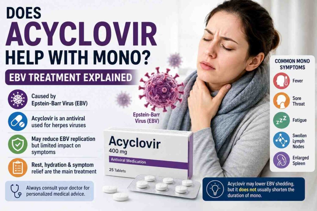 Acyclovir and mono treatment explained